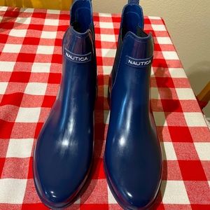 Nautica rainboots women size 9
